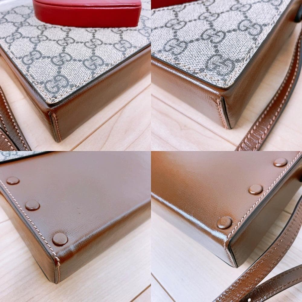 GUCCI バレンタイン ハート ポシェット ショルダーバッグ 斜めがけ GG