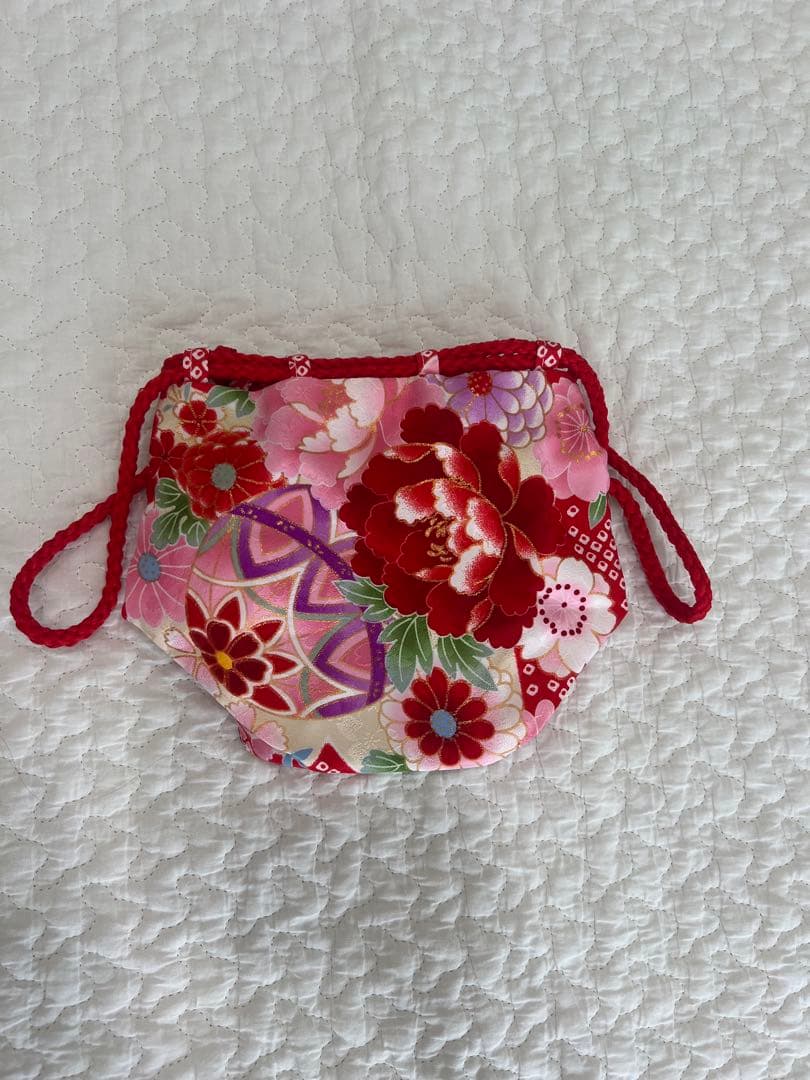 美品　花ひめ　七五三3歳　被布フルセット