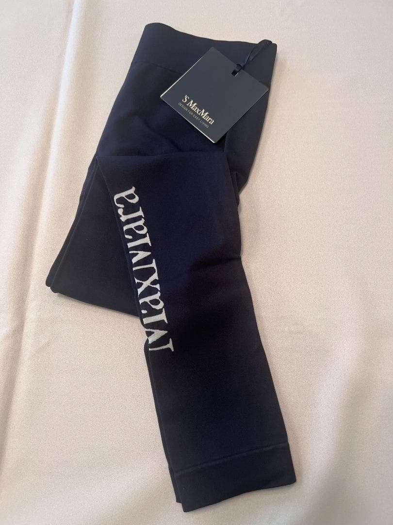 【新品未使用】MaxMara BASILEA レギンス ネイビー Mサイズ