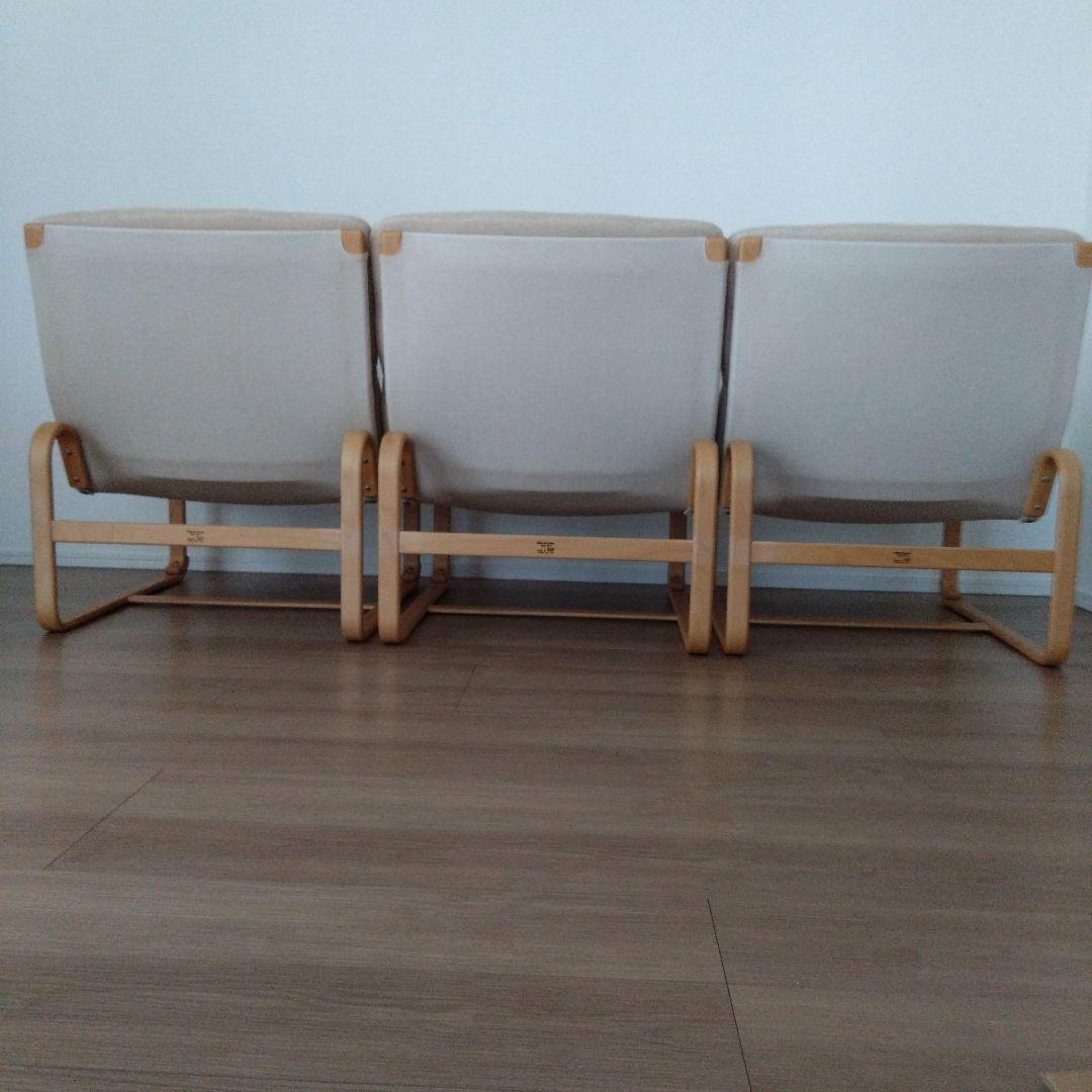 天童木工　ブルーノマットソン　イージーチェア ３シーター ③