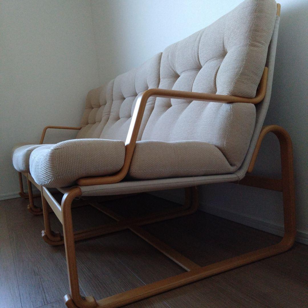 天童木工　ブルーノマットソン　イージーチェア ３シーター ③