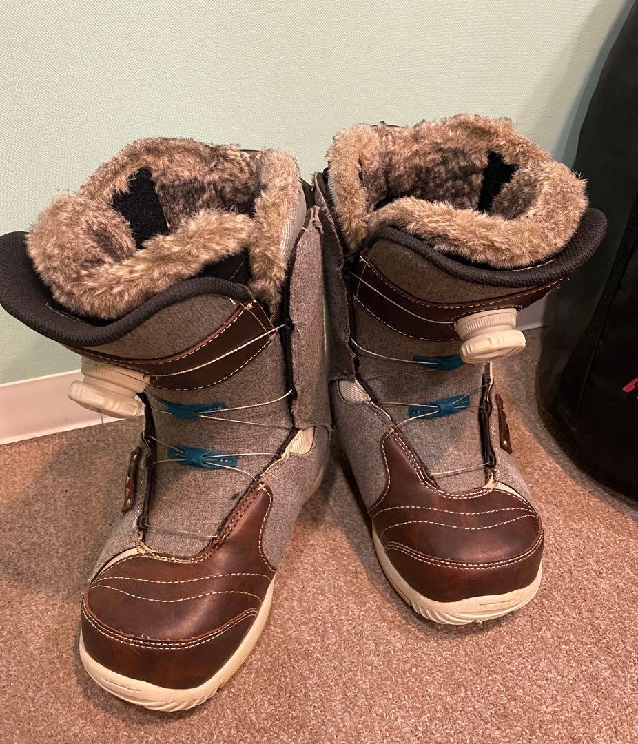 k2 女性用スノーボードブーツ グレー/ブラウン