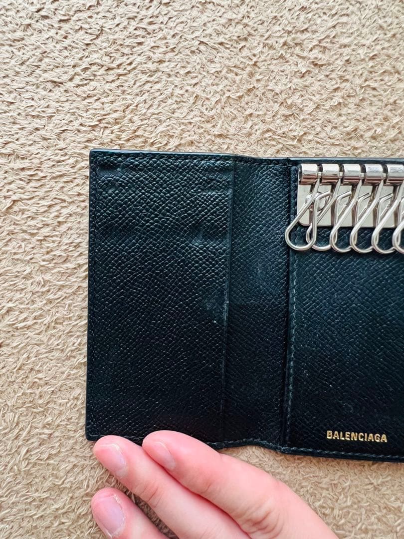 BALENCIAGA ブラック 三つ折り財布　キーケース　セット