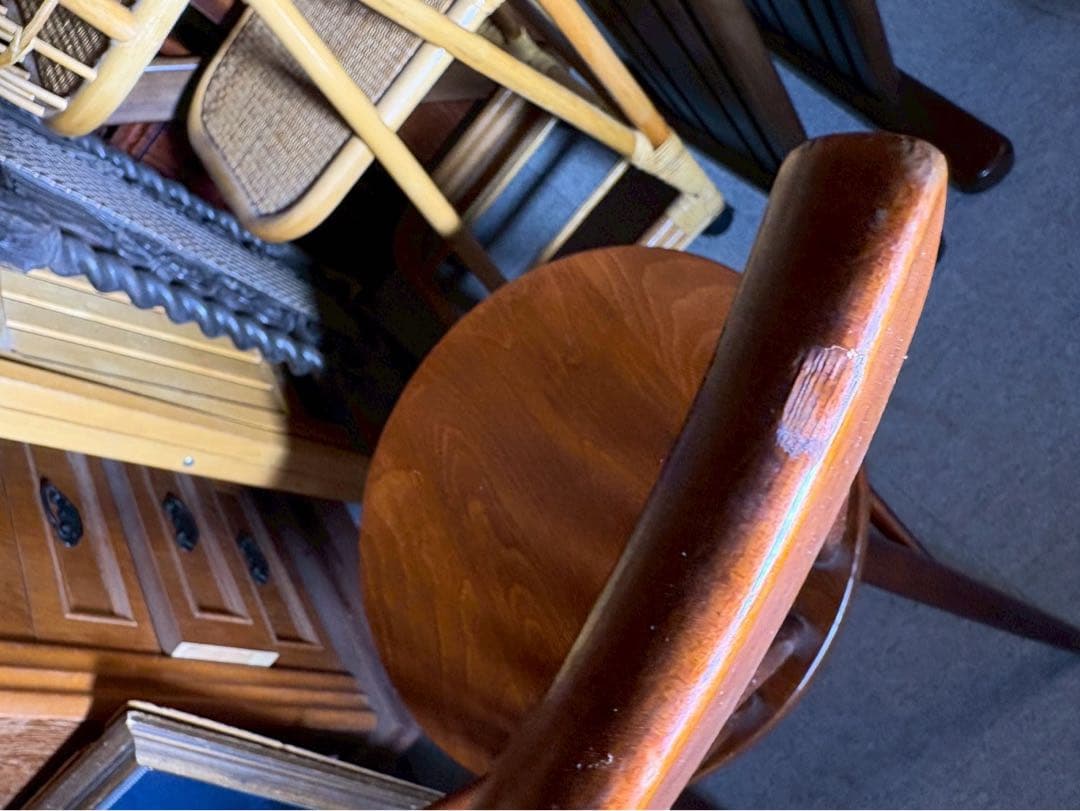 秋田木工 ヴィンテージ ウィンザーチェア ペア 曲木 国産名作 当時物 廃盤品
