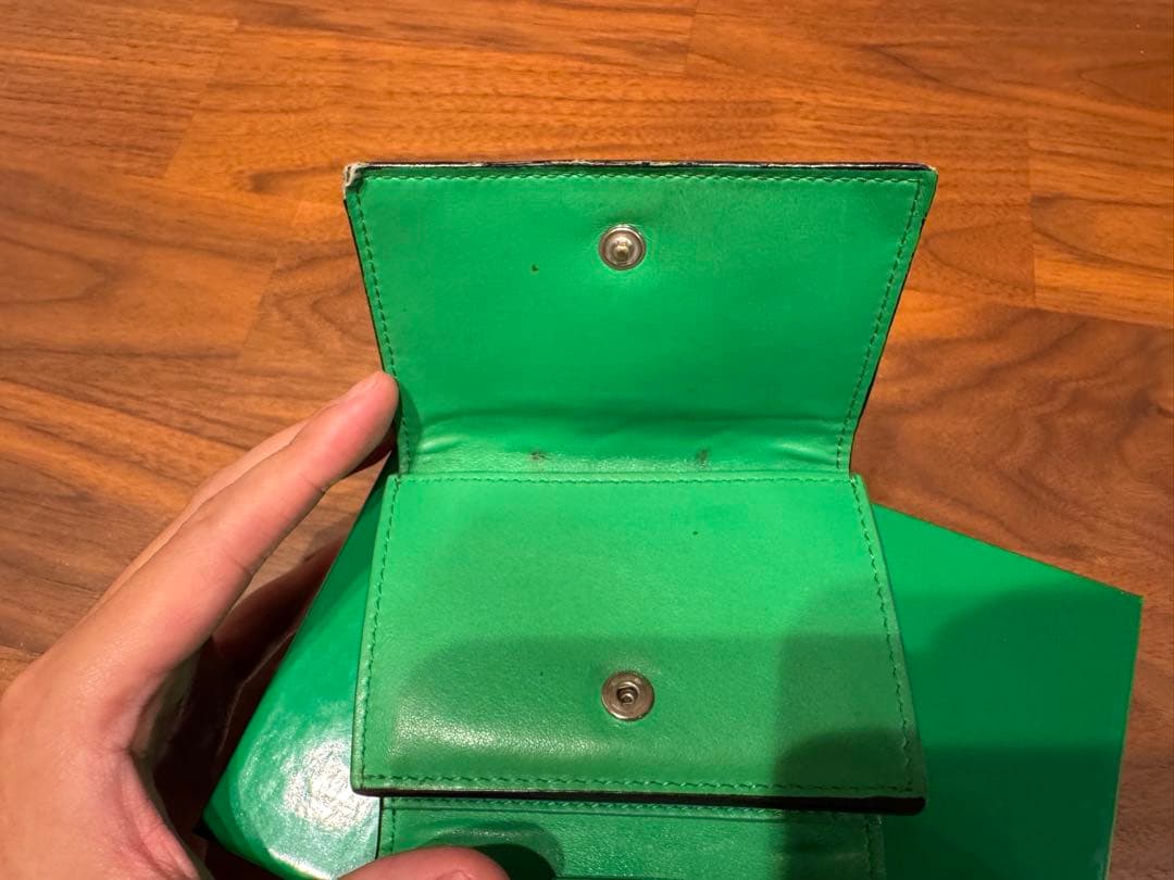 BOTTEGA VENETA 三つ折り財布 イントレチャート 黒