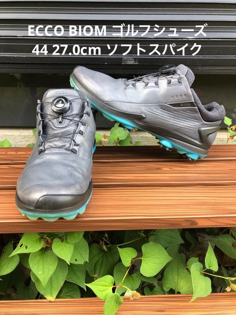 365番 ECCO BIOM ゴルフシューズ 44 27.0cm ソフトスパイク
