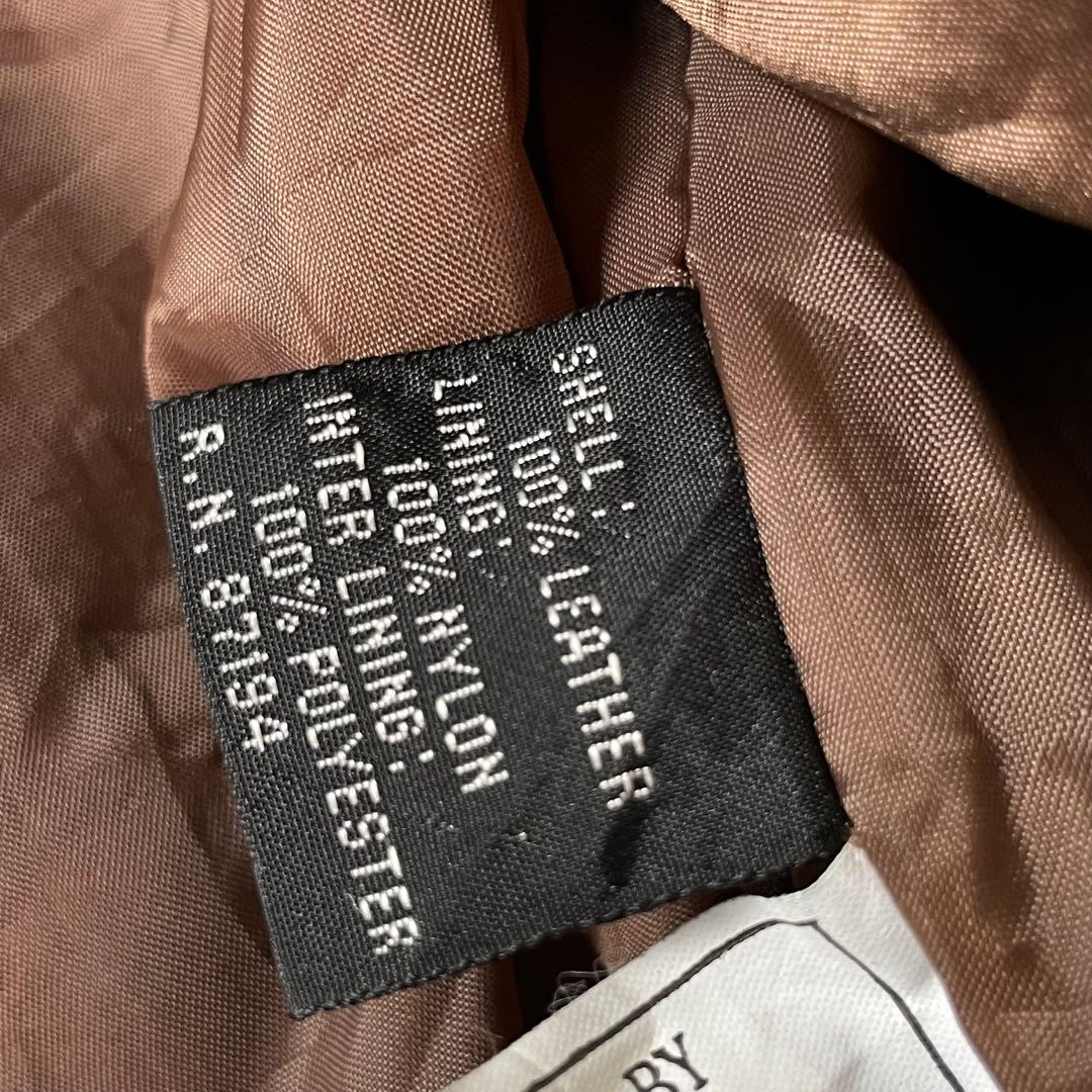 本革 ヴィンテージ A-2 G-1 レザーフライトジャケット 茶 S 短丈