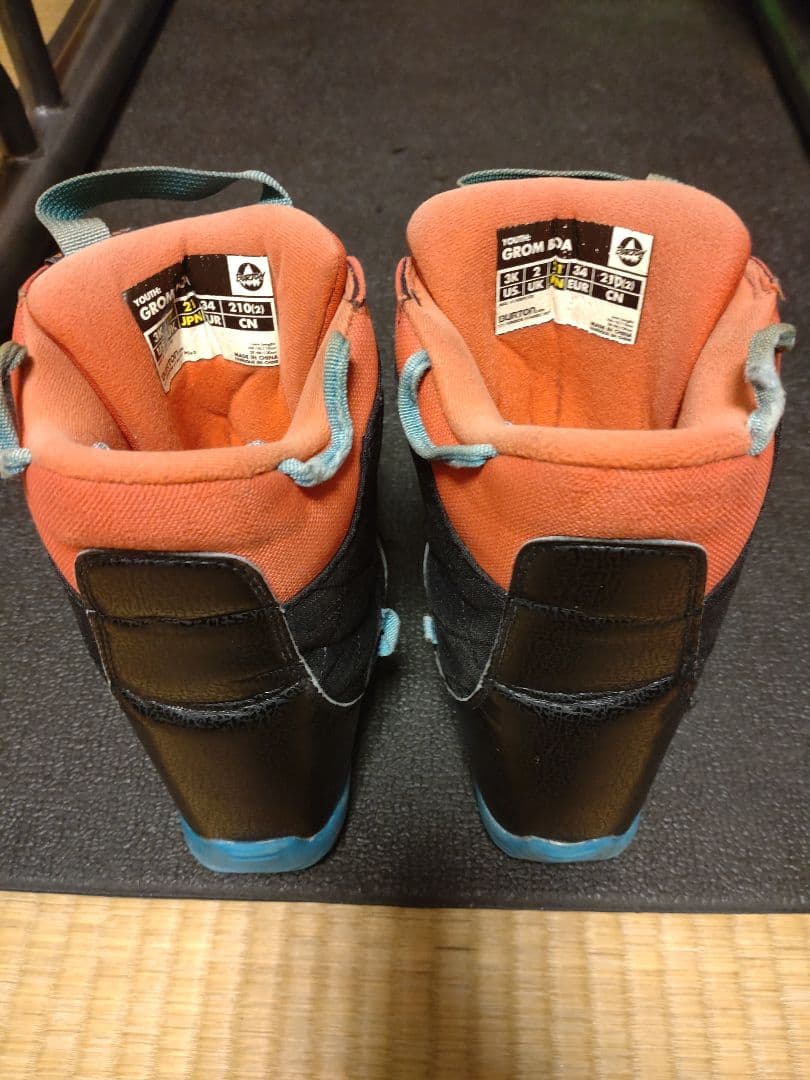 BURTON　CHOPPER 115cm　バイン・BOAブーツ3点セット　キッズ