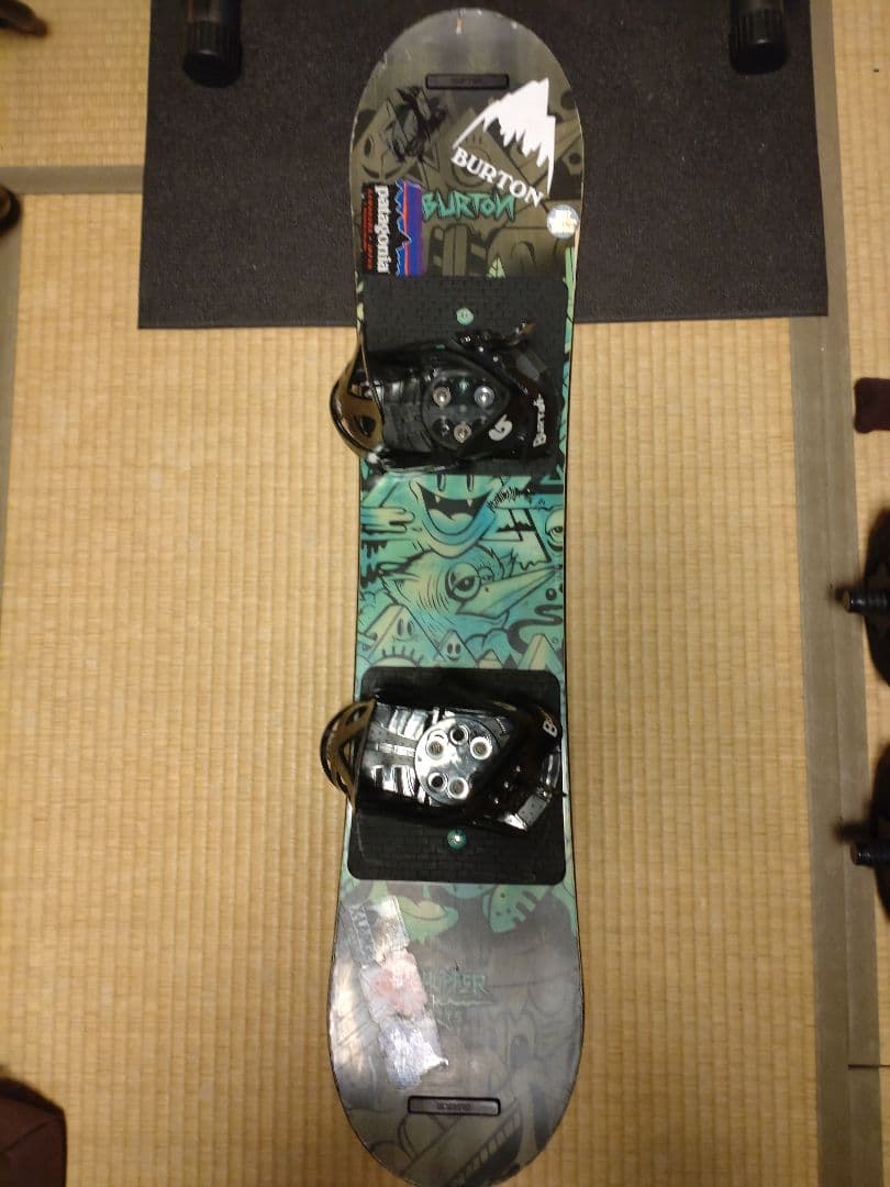 BURTON　CHOPPER 115cm　バイン・BOAブーツ3点セット　キッズ