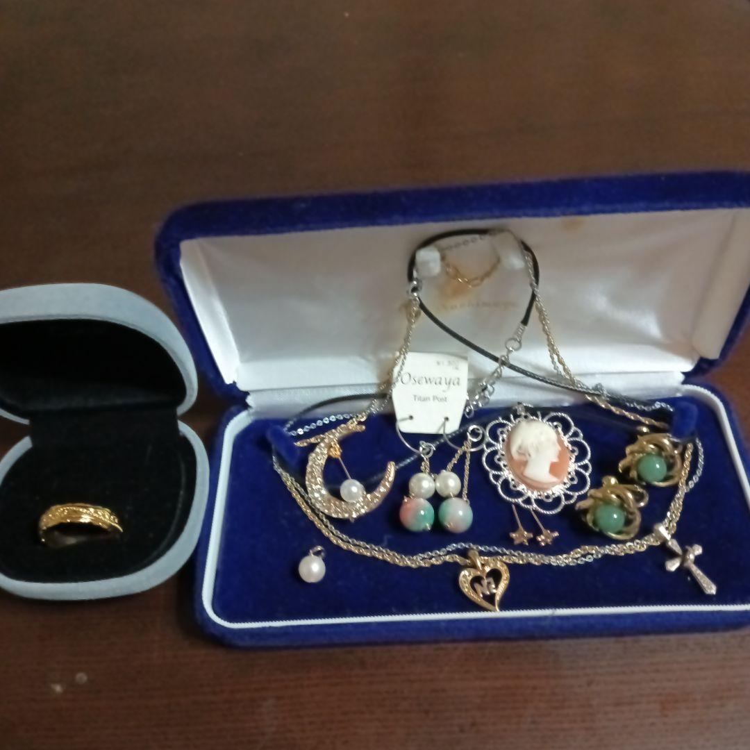 みき様確認ページ　アクセ纏めK18パールトップSilver.14K.ニナリッチ