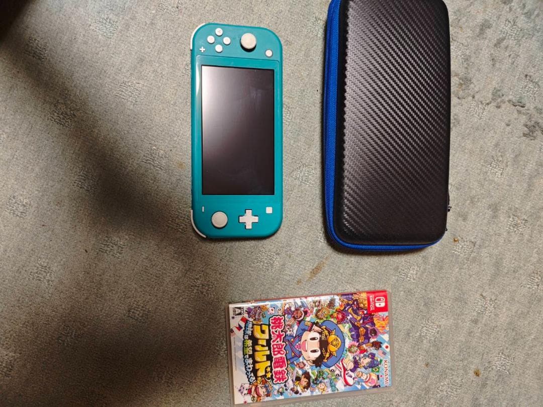 Nintendo Switch Lite　ターコイズ + ケース + 桃太郎電鉄
