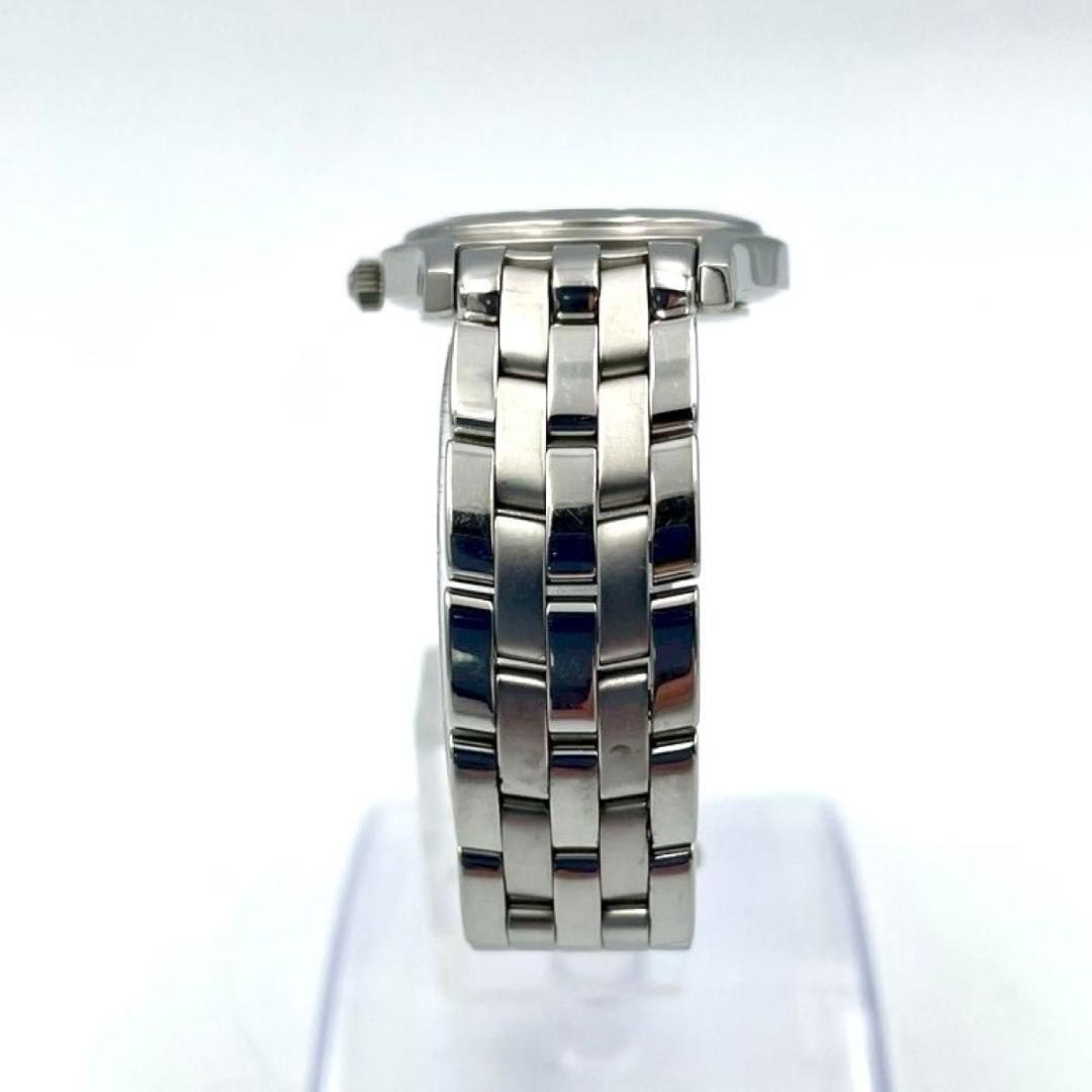 560 グッチ 5500L 腕時計 クォーツ デイト ラウンド ブラック文字盤