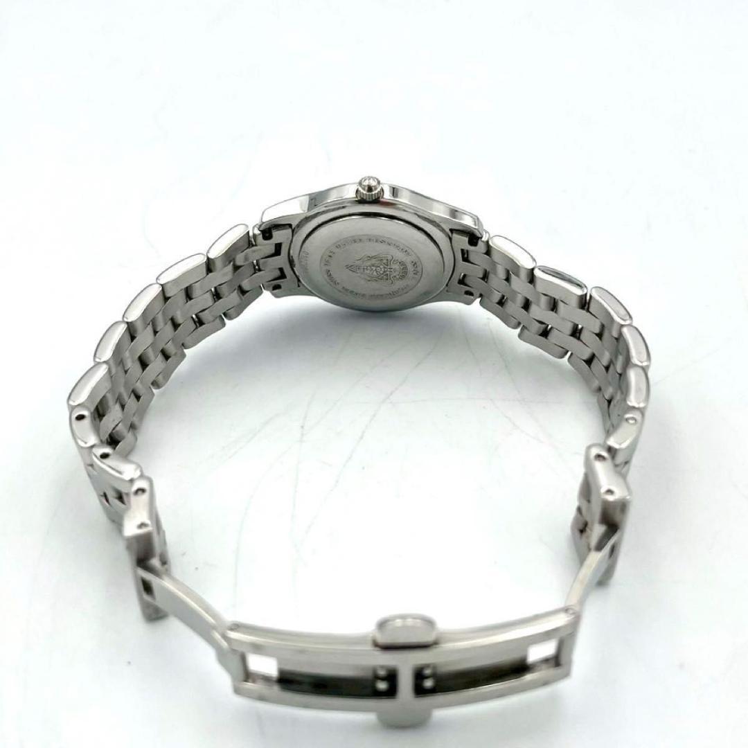 560 グッチ 5500L 腕時計 クォーツ デイト ラウンド ブラック文字盤