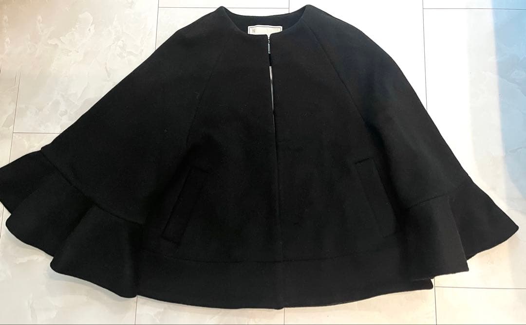 ジャケット・アウター Convertible Faux Fur Tippet Coat Black