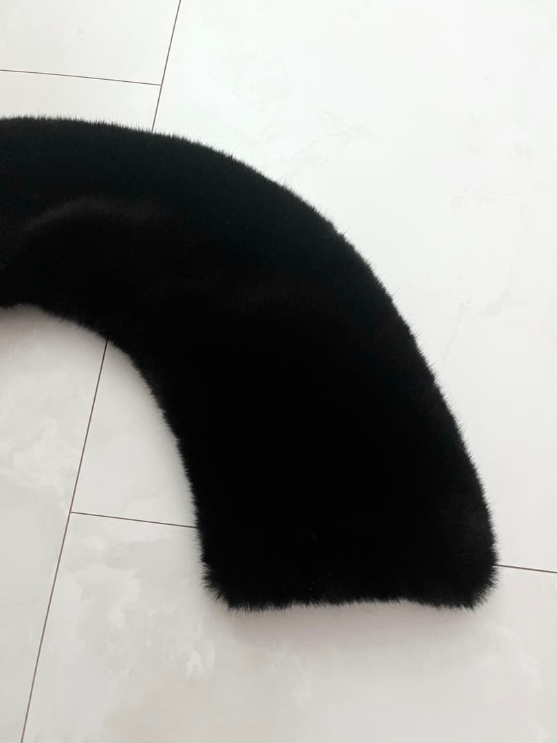 ジャケット・アウター Convertible Faux Fur Tippet Coat Black