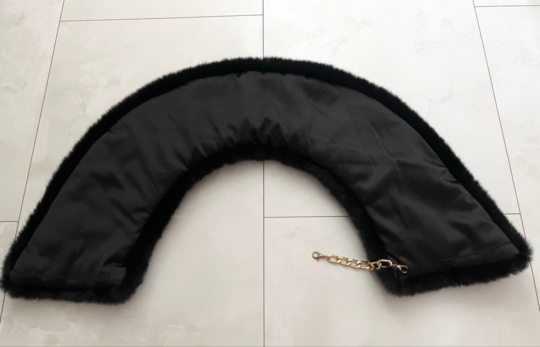 ジャケット・アウター Convertible Faux Fur Tippet Coat Black