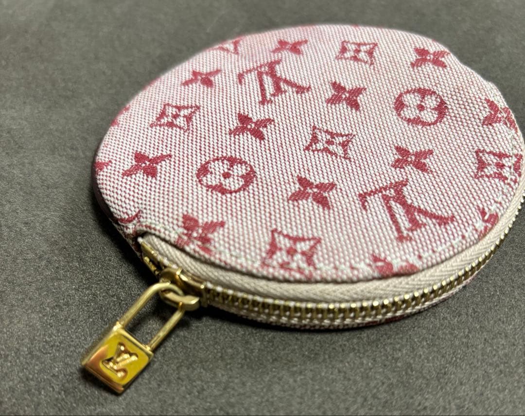 美品＊ルイ ヴィトン モノグラムミニ ポルト モネ ロン パース 小銭入れ