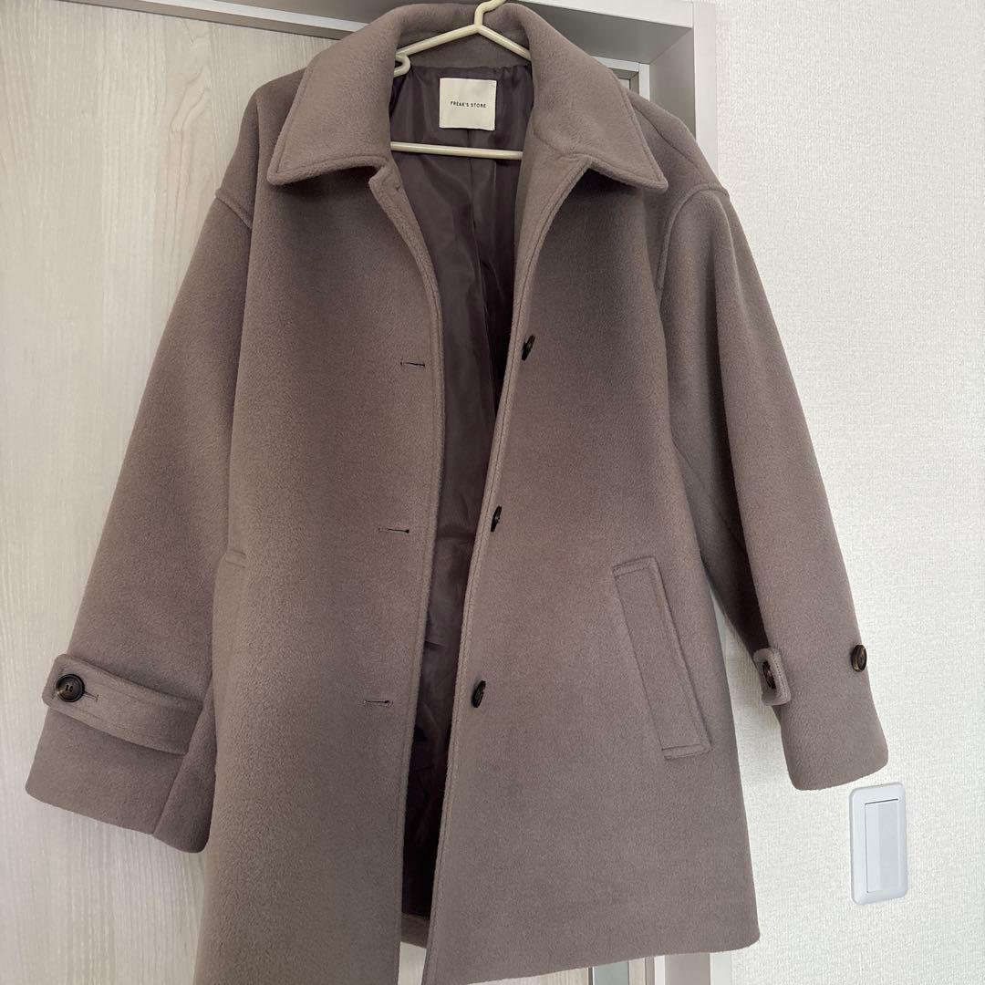 FREAK'S STORE ビーバーステンカラーショートコート