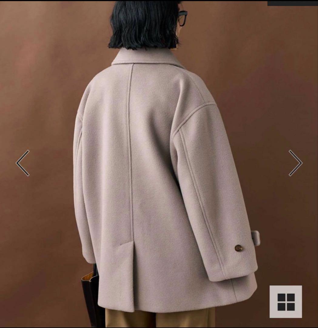 FREAK'S STORE ビーバーステンカラーショートコート