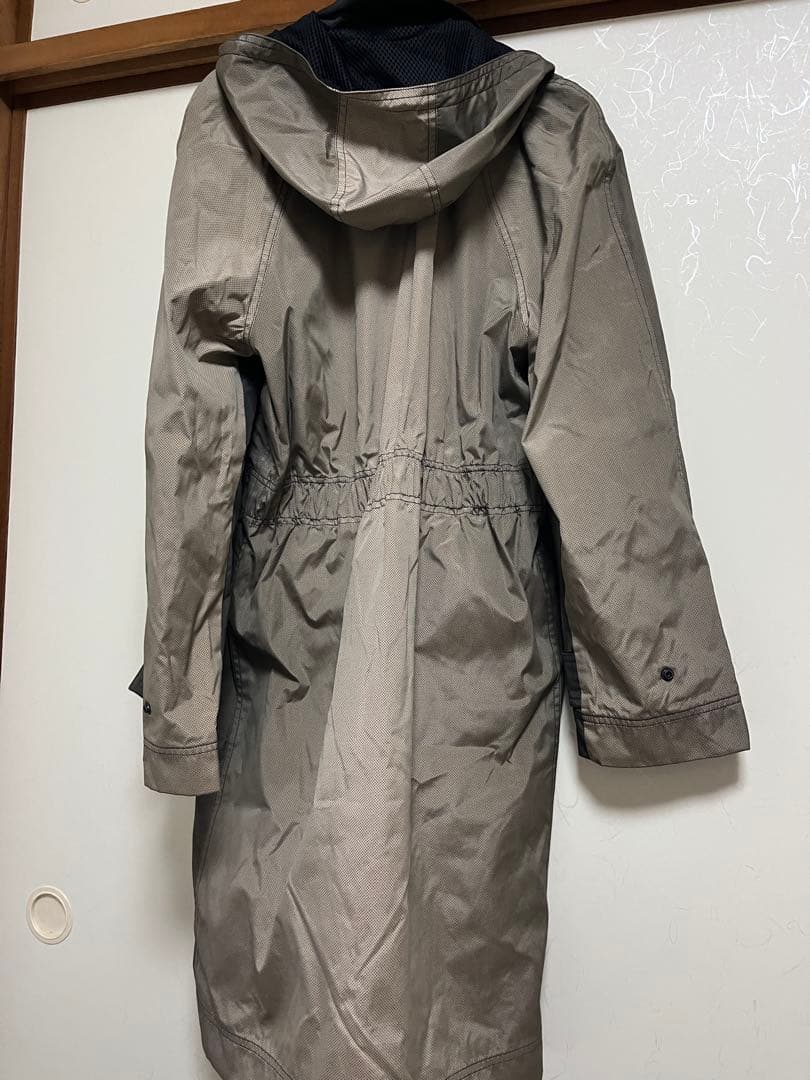 CHANEL フード付きグレー トレンチコート 希少 レインコート