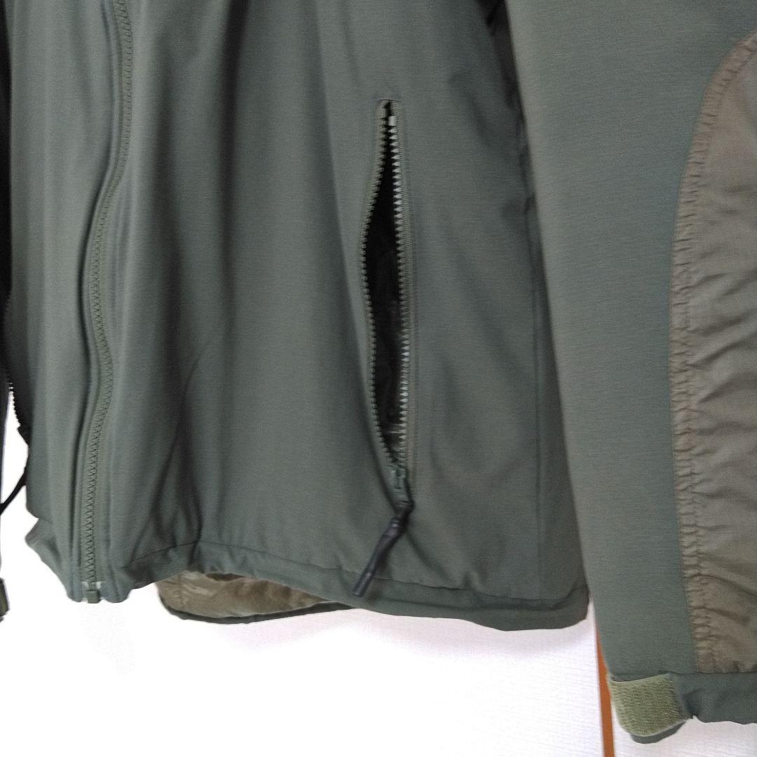 希少40エヌハリウッドecwcsハッピージャケットL深緑プリマロフトLEVEL7