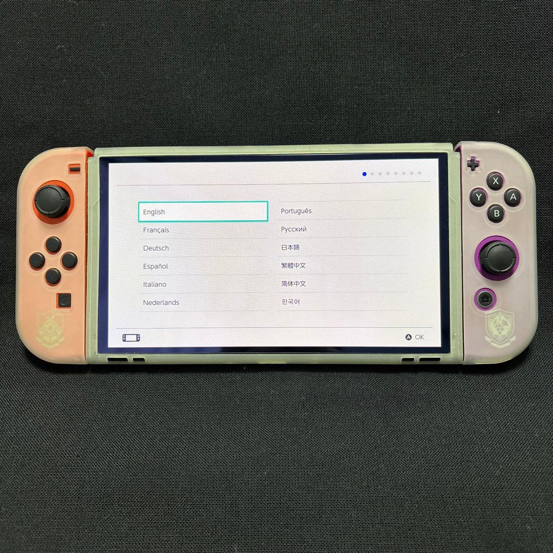 任天堂 Switch 本体 スカーレット・バイオレットエディション 有機EL