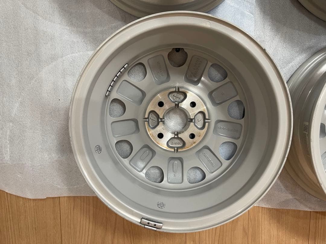 14インチホイール4本セット　スズキラパンLC純正新車取外し