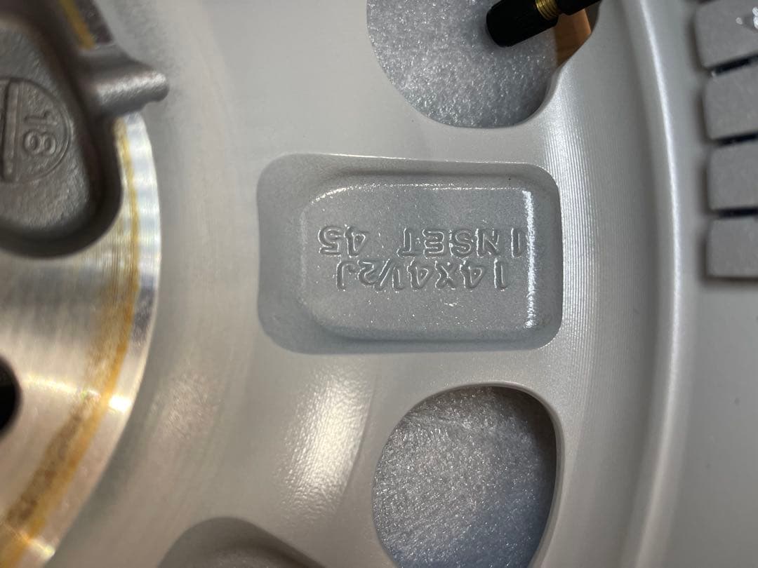 14インチホイール4本セット　スズキラパンLC純正新車取外し