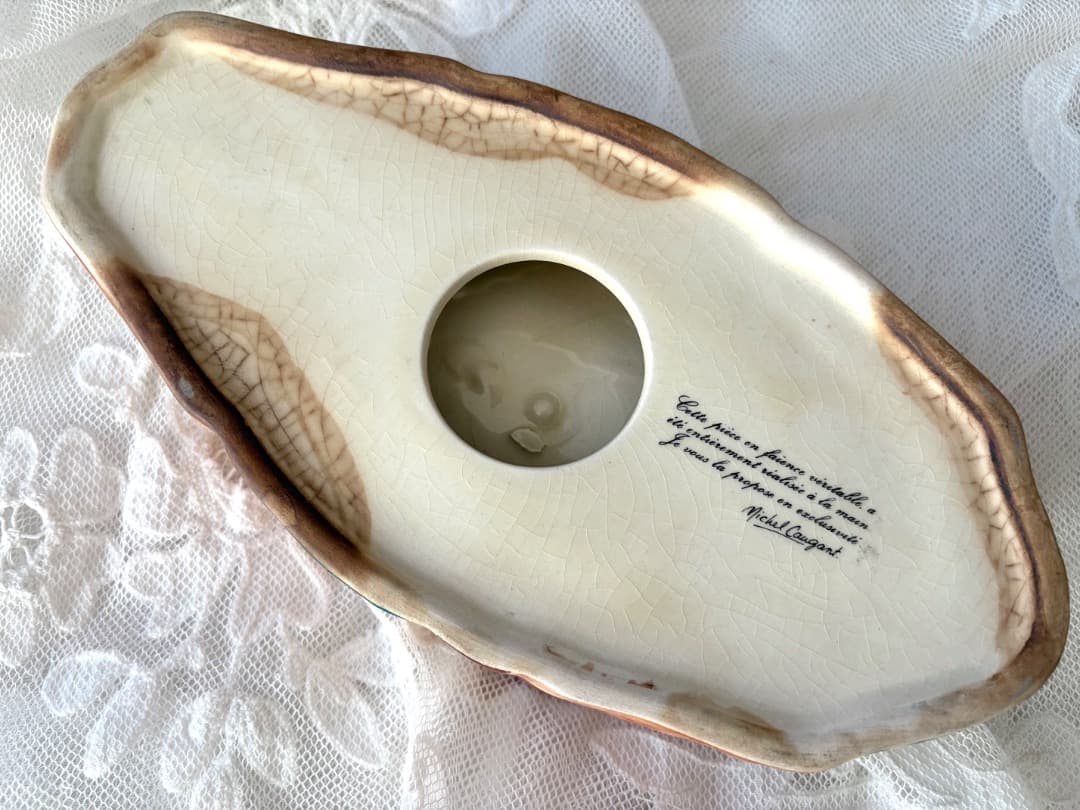 専用　美品フランスアンティーク　鹿　テリーヌポット　Michel Caugant