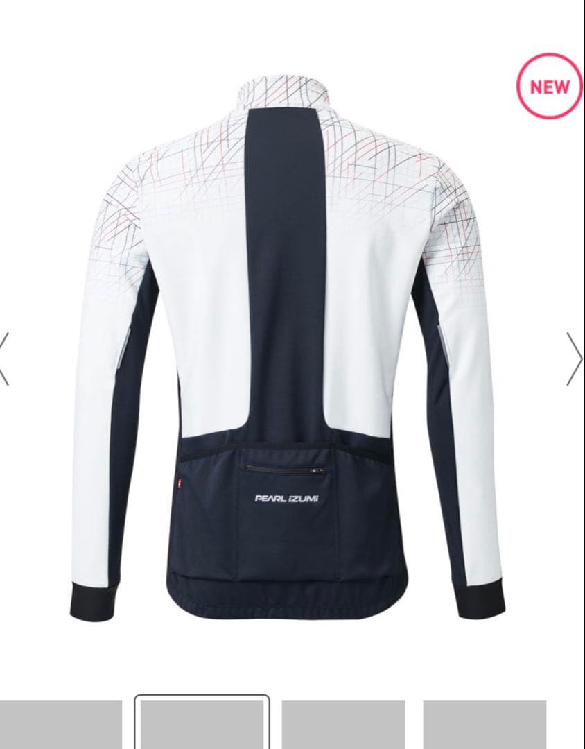 新品　パールイズミ　ウィンドブレーク ジャケット　ホワイト