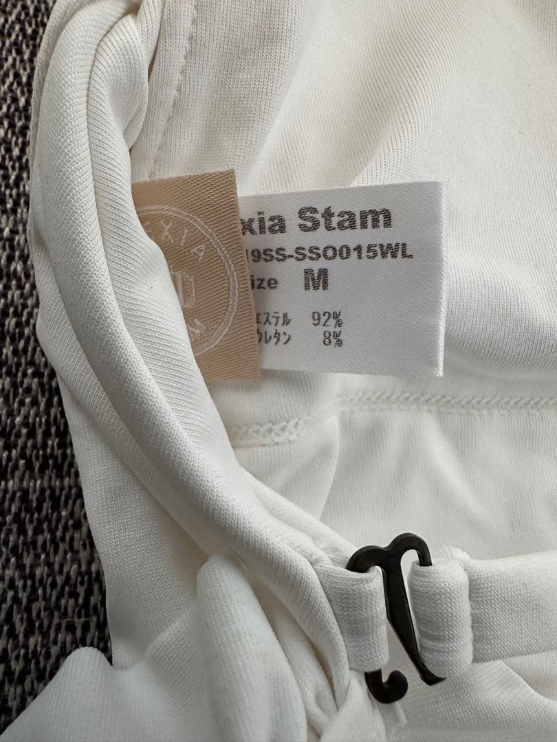 Alexia Stam ワンピース水着 M ホワイト・ブラック