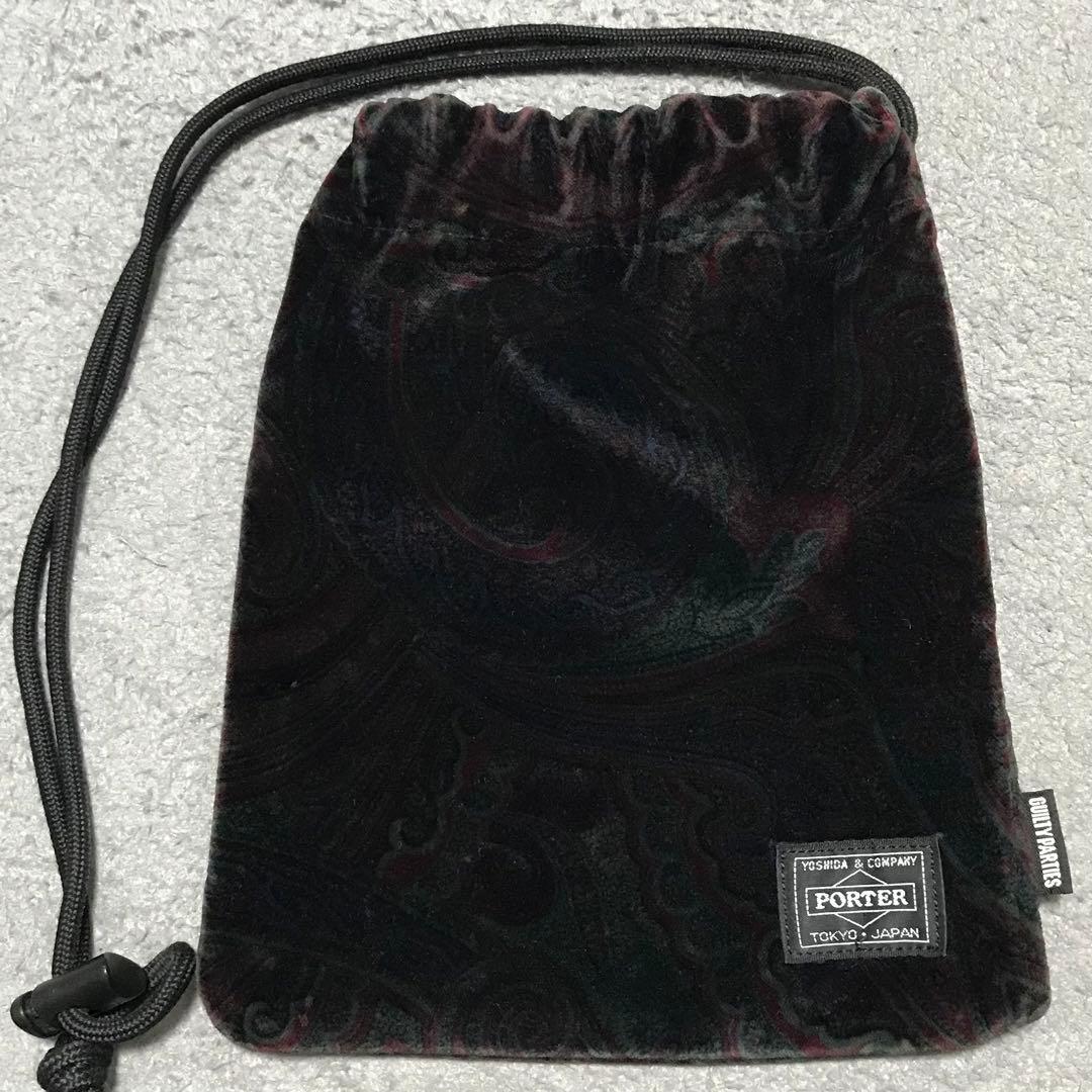 ワコマリア　PORTER ペイズリー柄　巾着