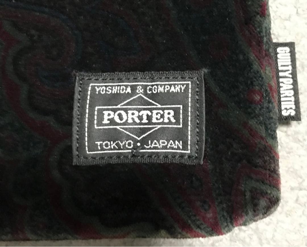 ワコマリア　PORTER ペイズリー柄　巾着