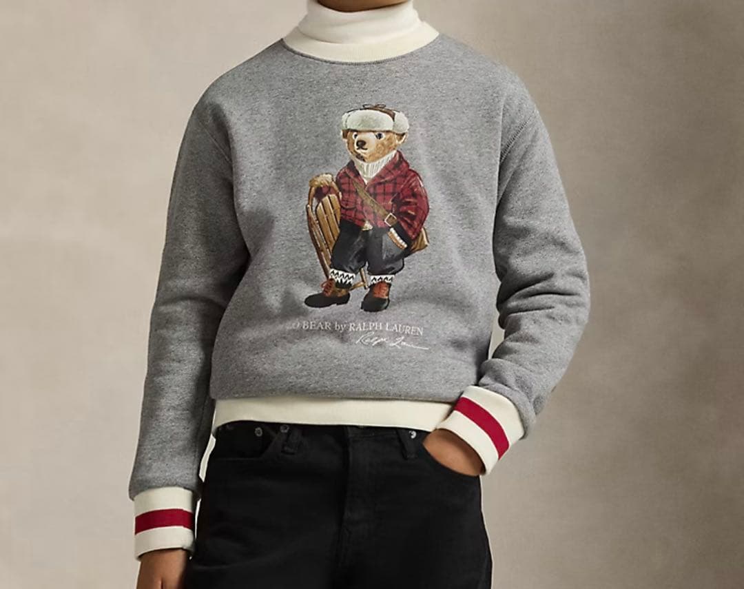 Polo ベア　フリース　スウェットシャツ