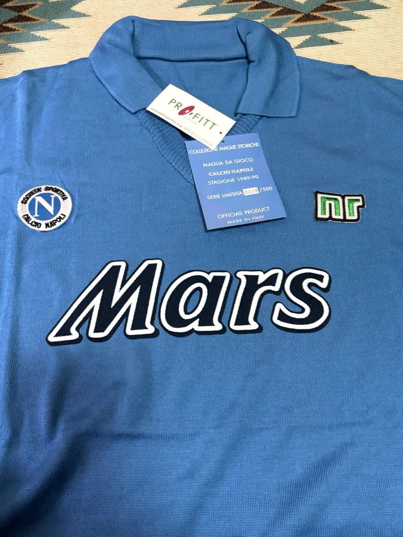 1989-90 デッドストック☆SSCナポリ☆マラドーナ ユニフォーム☆復刻版