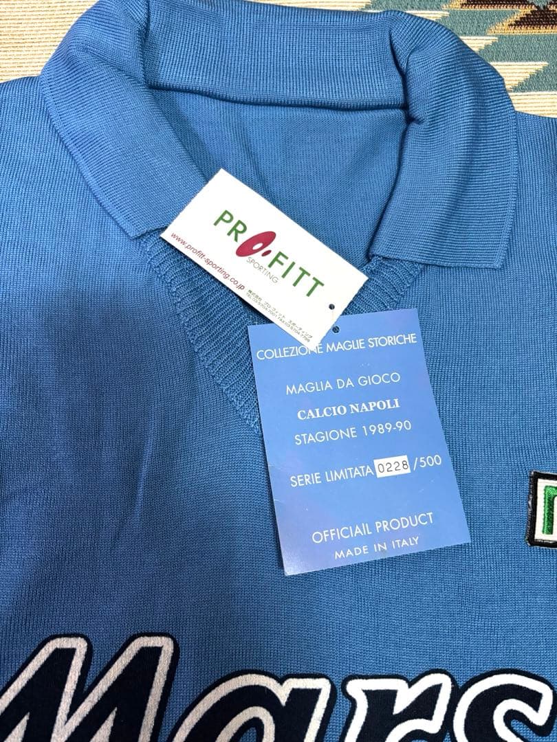 1989-90 デッドストック☆SSCナポリ☆マラドーナ ユニフォーム☆復刻版