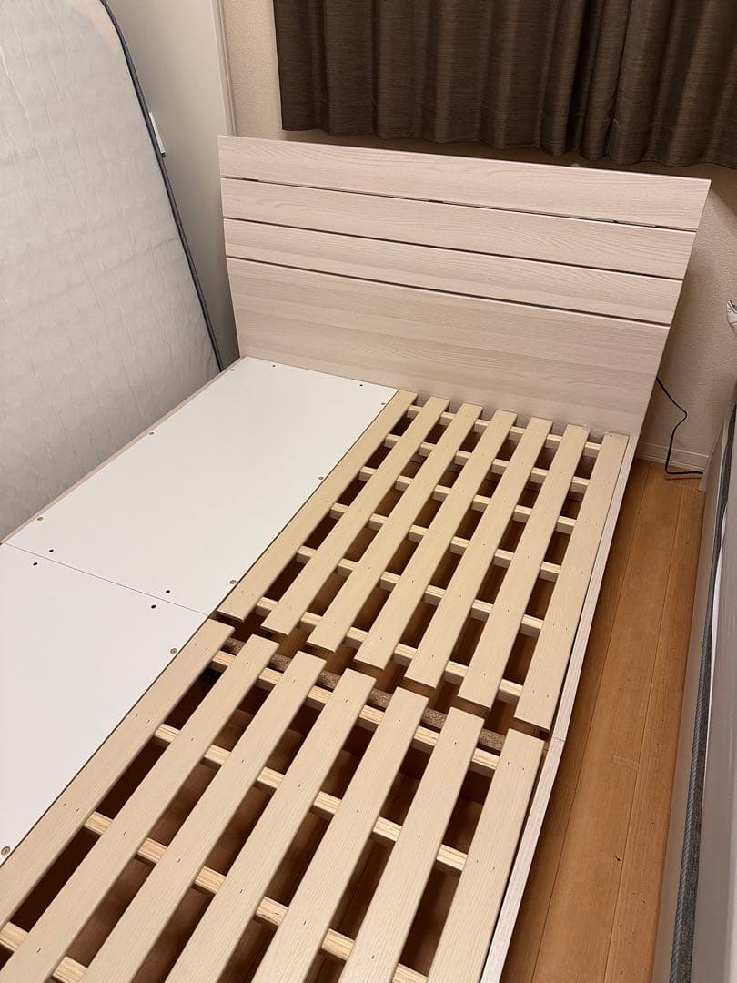 ニトリ　セミダブルベッド 引き出し付きヘッドボードフレームのみ　値下げしました