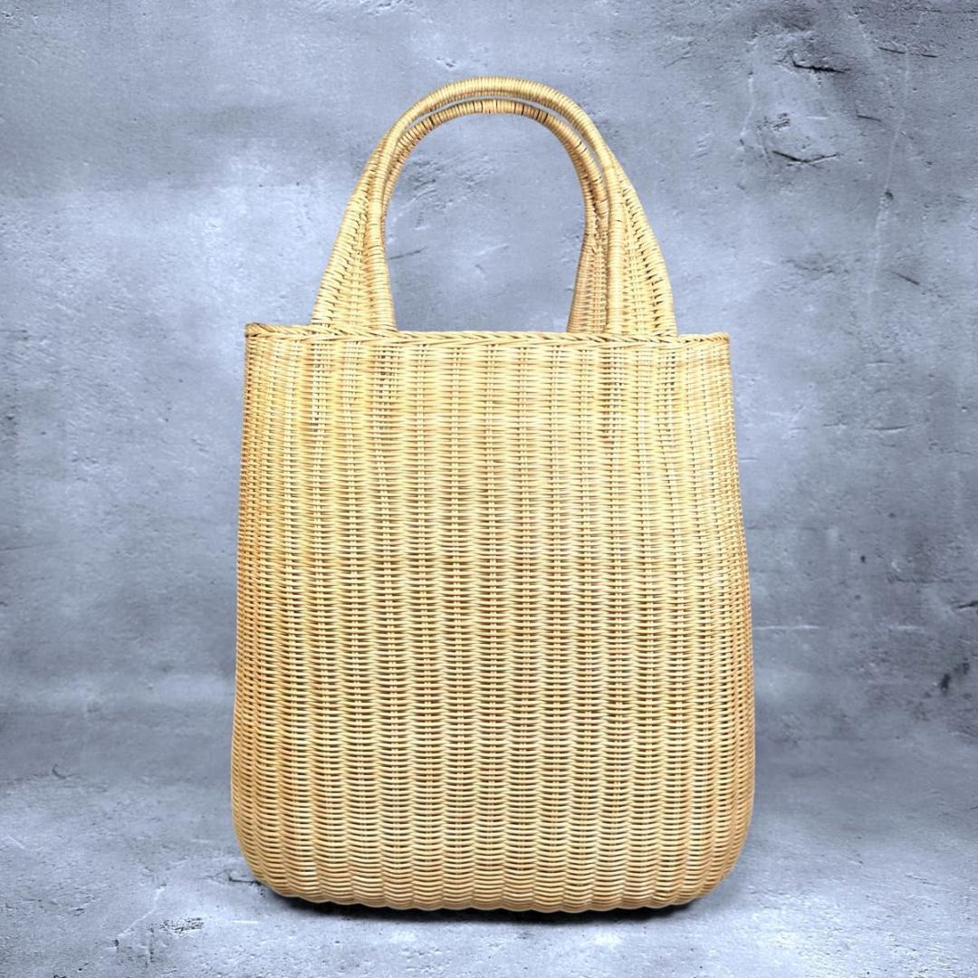 【未使用】SEVENTEN セブンテン マリンモチーフ ラタントート カゴバッグ