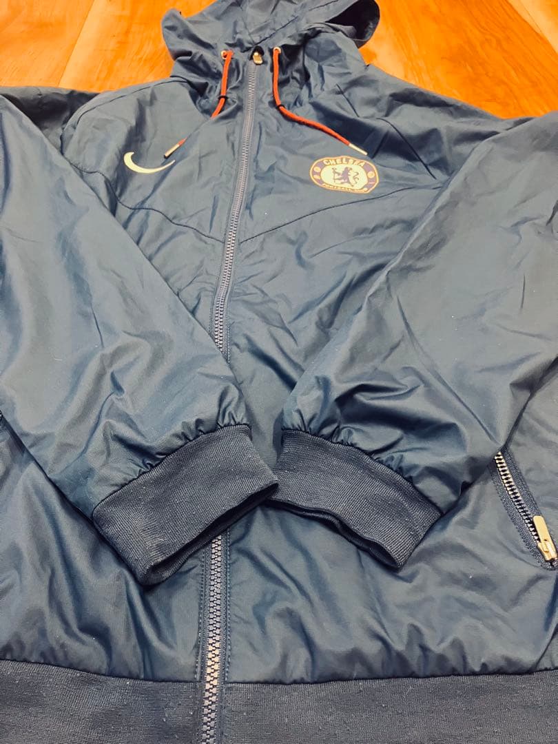 チェルシーFC Nike ナイロンジャケット 古着 フード付