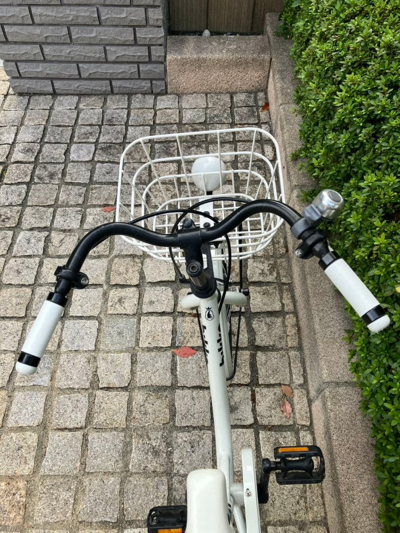 bikke 子供用自転車 ホワイト16インチ補助輪付属