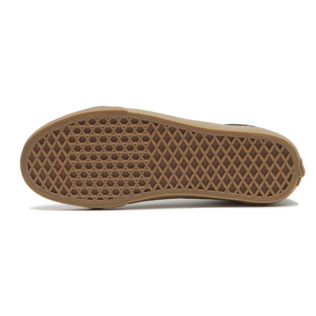 VANS スニーカー　オールドスクール　ガムソール　ネイビー　23.5cm