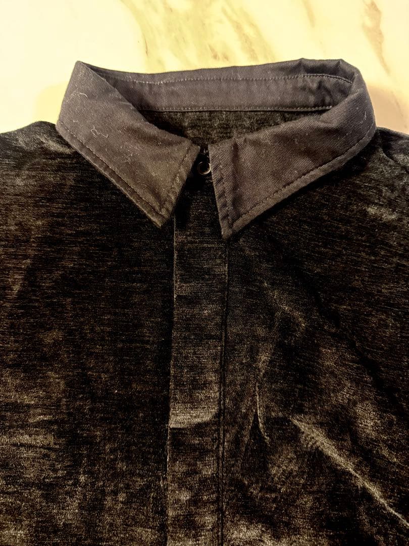 CITYSHOP ポロシャツワンピース　黒　ロングワンピース　シティーショップ