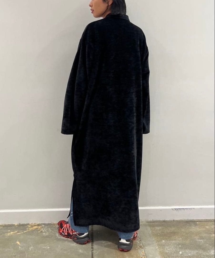 CITYSHOP ポロシャツワンピース　黒　ロングワンピース　シティーショップ