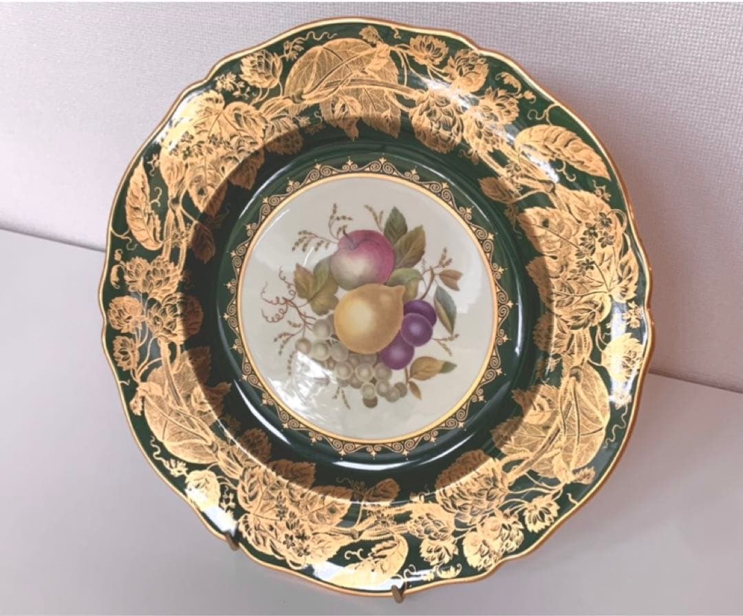 スポード 飾り皿② SPODEプレート イギリスアンティーク ヴィクトリア時代