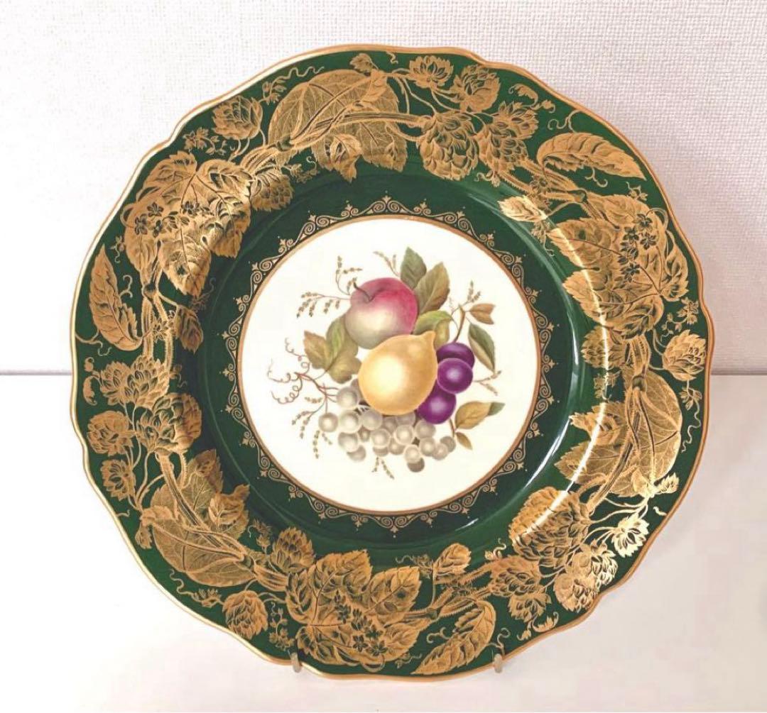 スポード 飾り皿② SPODEプレート イギリスアンティーク ヴィクトリア時代