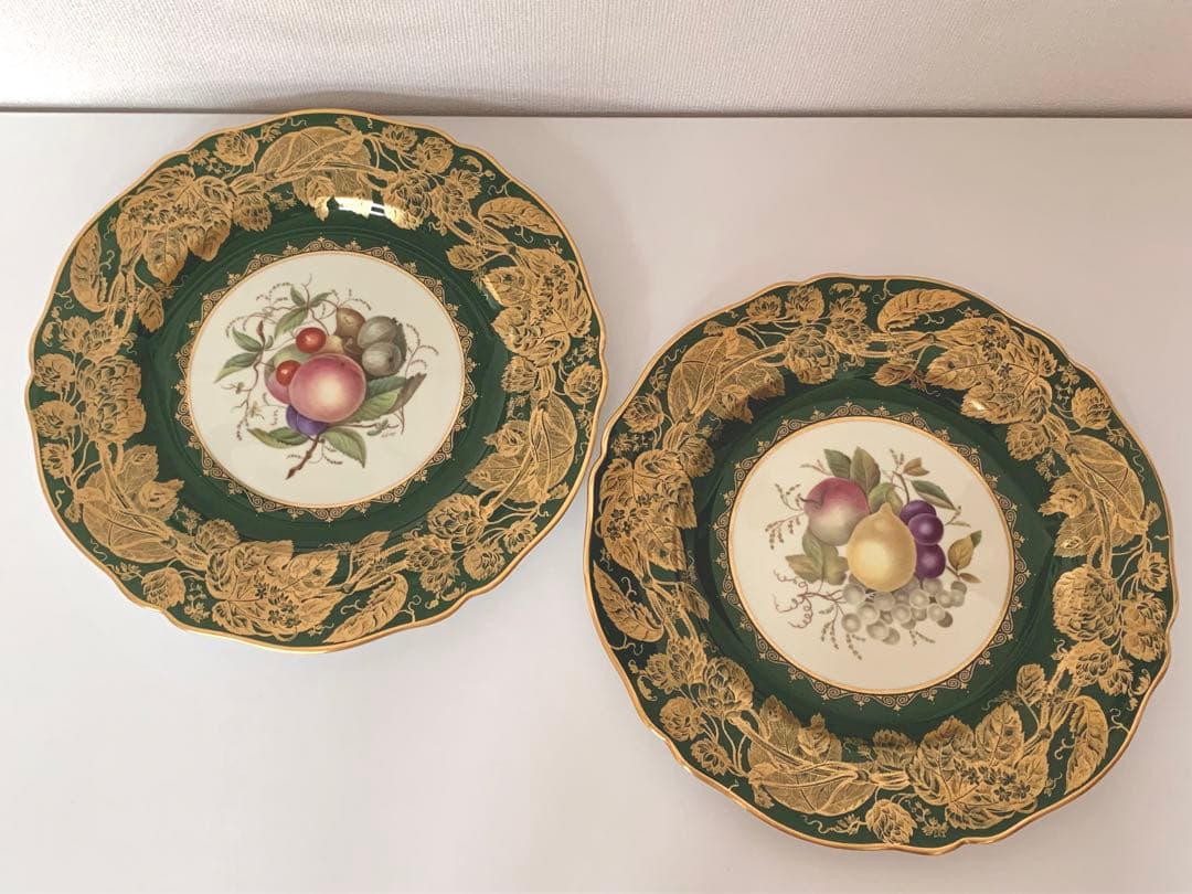 スポード 飾り皿② SPODEプレート イギリスアンティーク ヴィクトリア時代