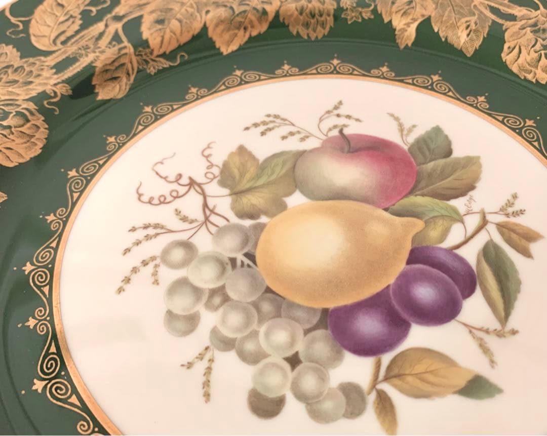 スポード 飾り皿② SPODEプレート イギリスアンティーク ヴィクトリア時代