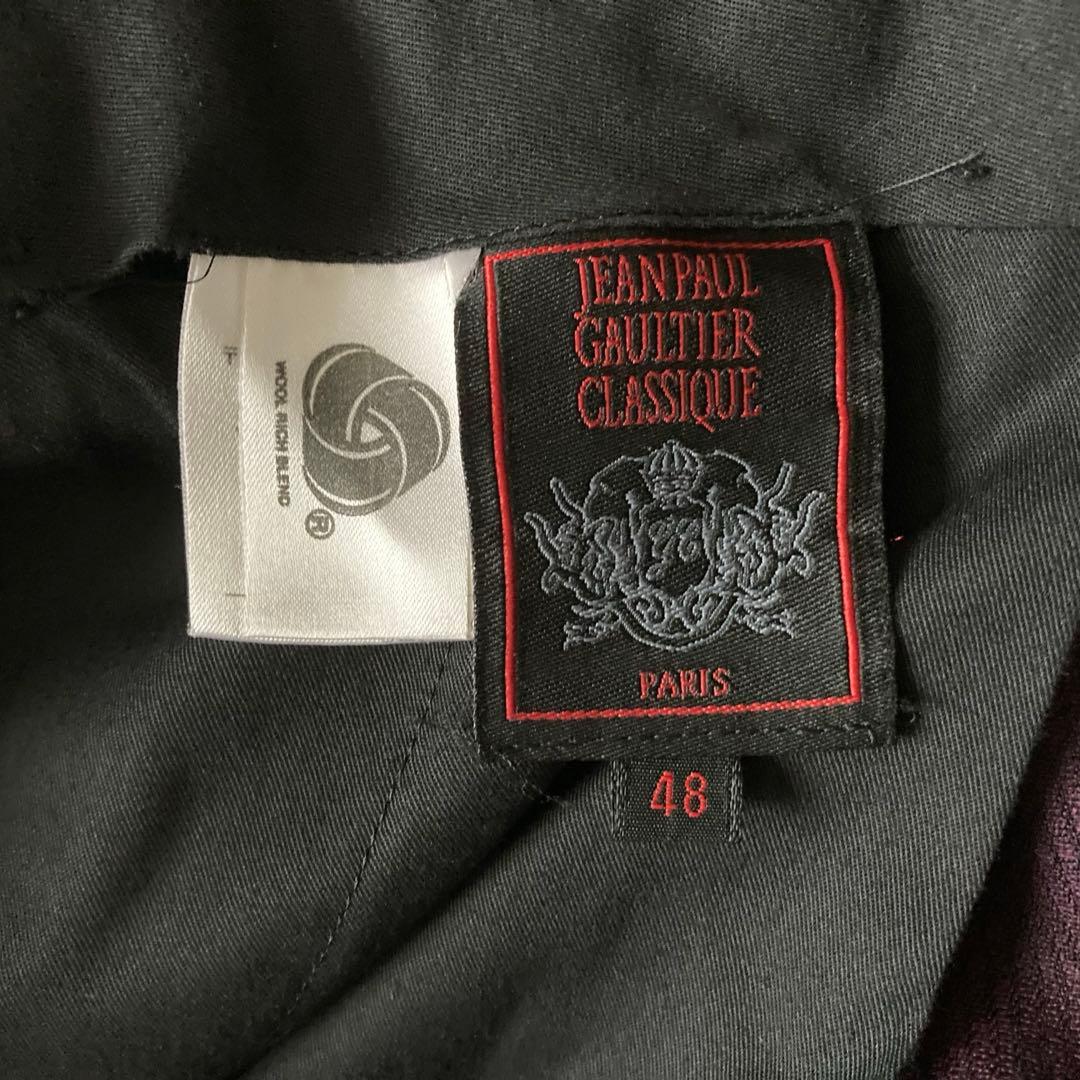 美品　JEAN PAUL GAULTIER　セットアップ　スーツ　ダブル　紫色