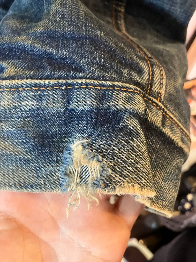 Levi's デニムジャケット　ビックE 66前期　超希少　激安　デニム　ブルー