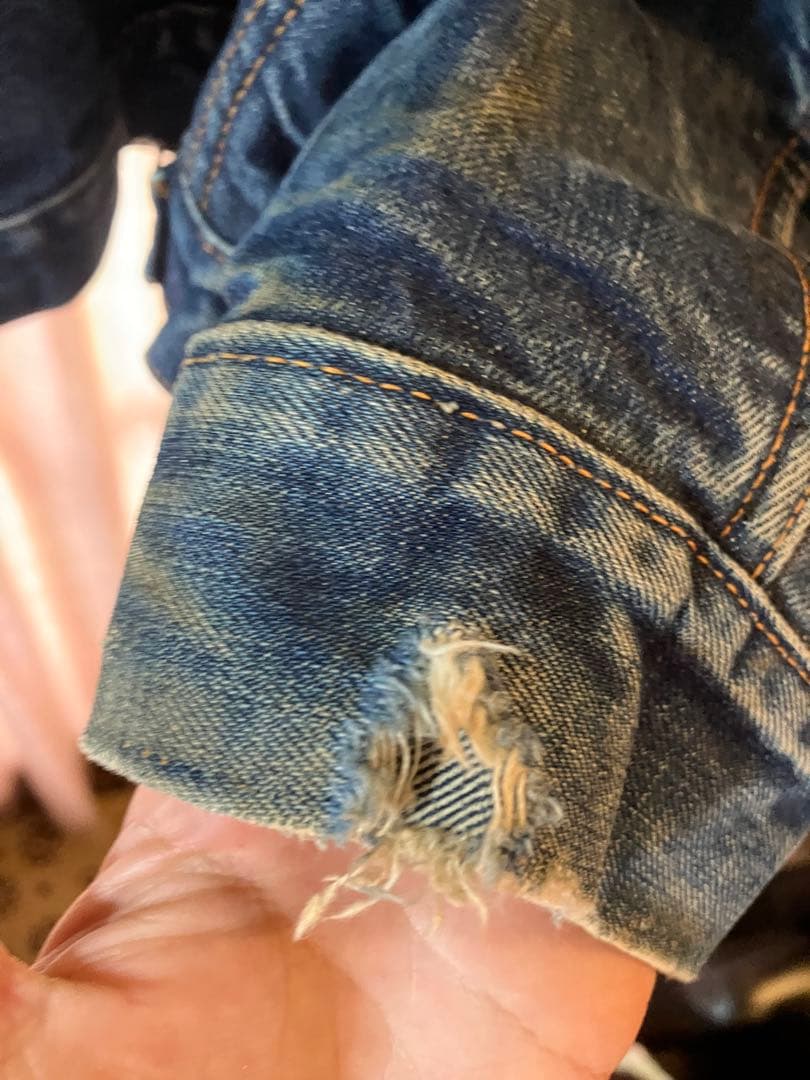 Levi's デニムジャケット　ビックE 66前期　超希少　激安　デニム　ブルー